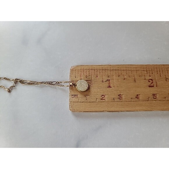 Luna Norte 14K Gold Plated Druzzy Quartz Pendant Necklace - Picture 9 of 10